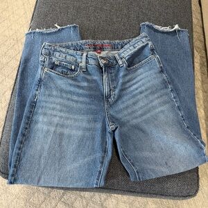 Lucky Brand The Baggy Jeans with Raw Hem